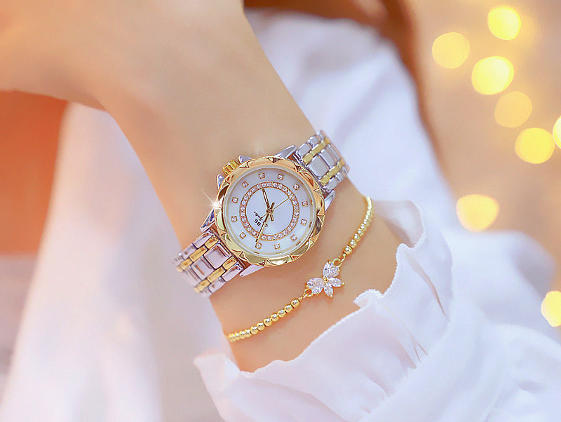 Éléonore de Sauveterre | Linked watch full diamond female watch