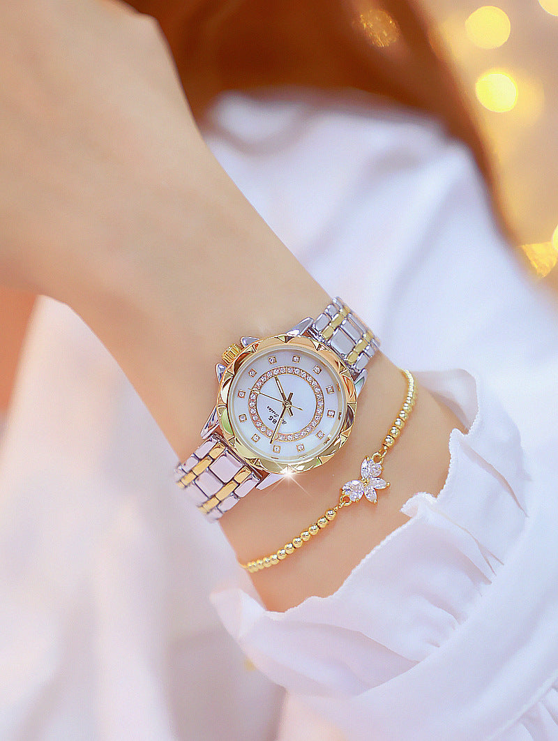 Éléonore de Sauveterre | Linked watch full diamond female watch