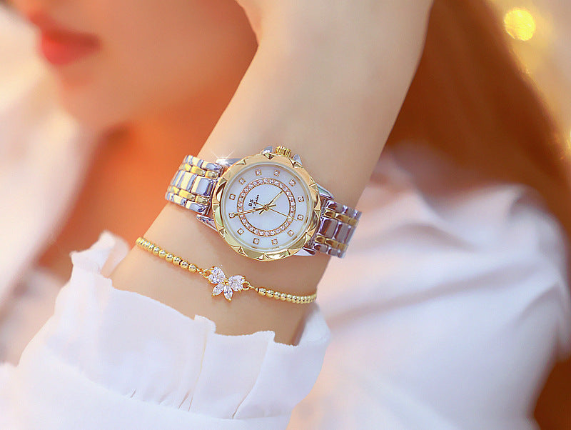 Éléonore de Sauveterre | Linked watch full diamond female watch