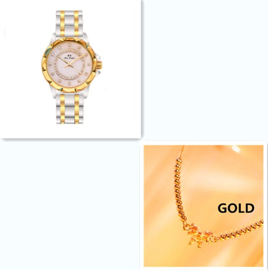 Éléonore de Sauveterre | Linked watch full diamond female watch