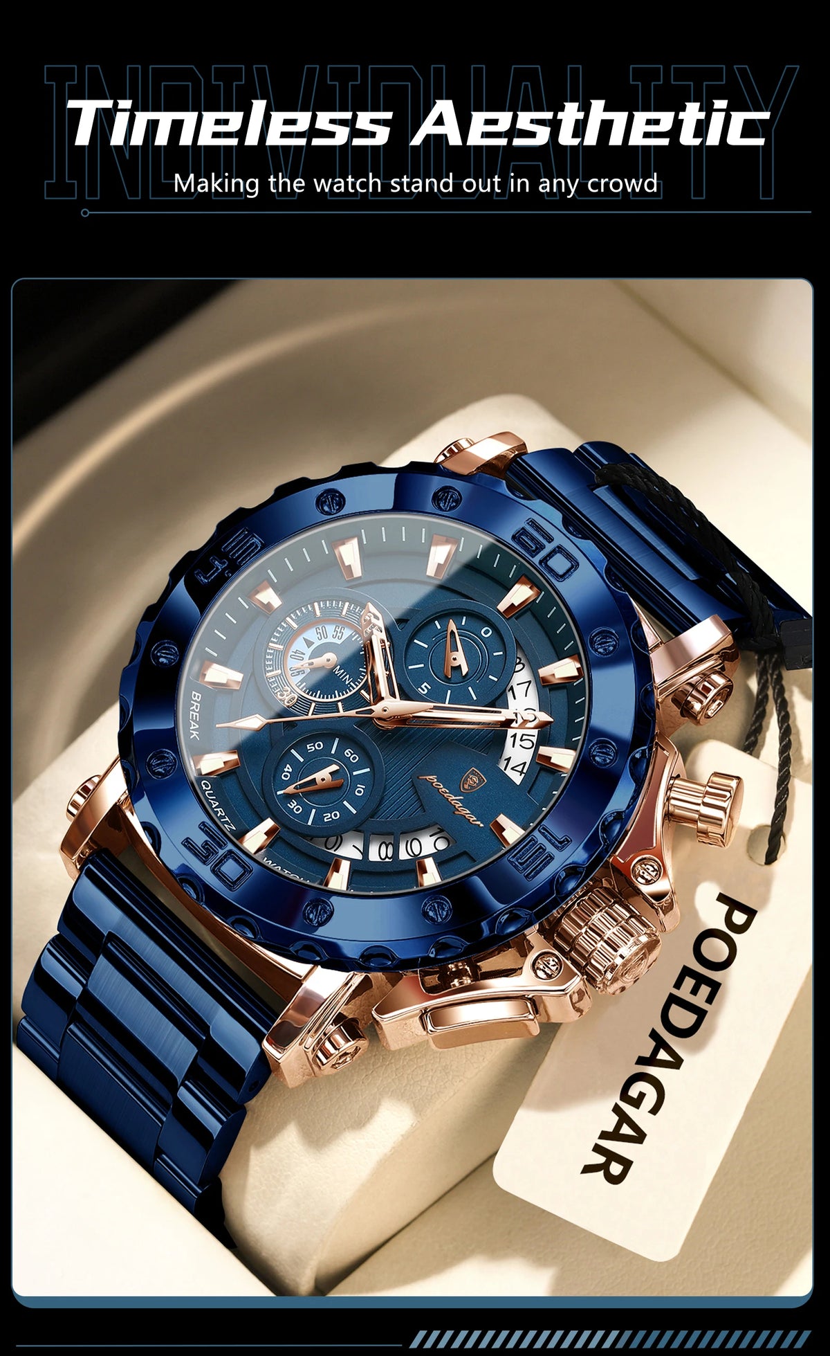 POEDAGAR Watch | Model 892