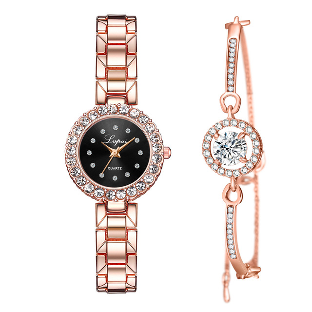 Luxury small Watch & Bracelet Gift Set