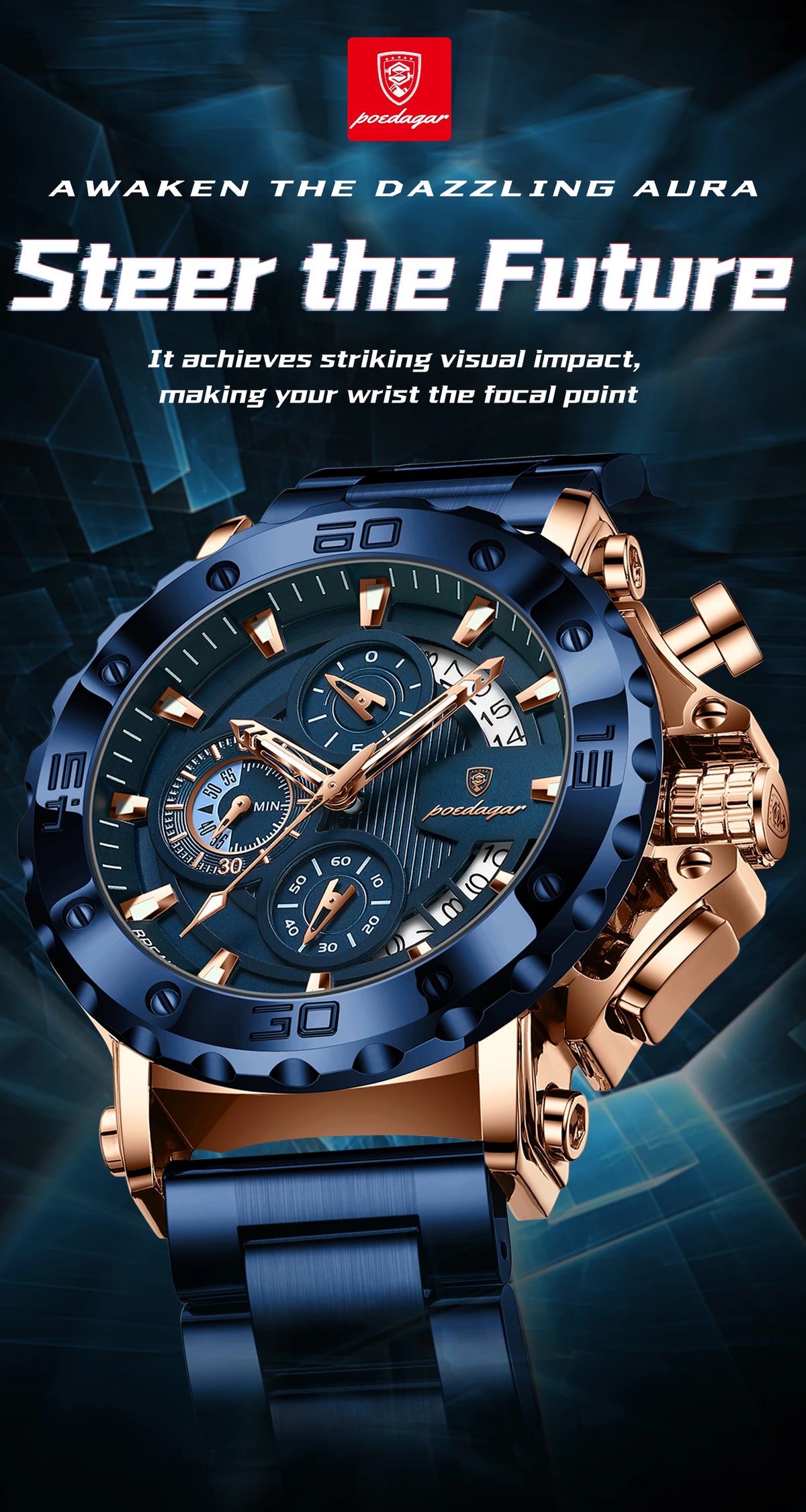 POEDAGAR Watch | Model 892