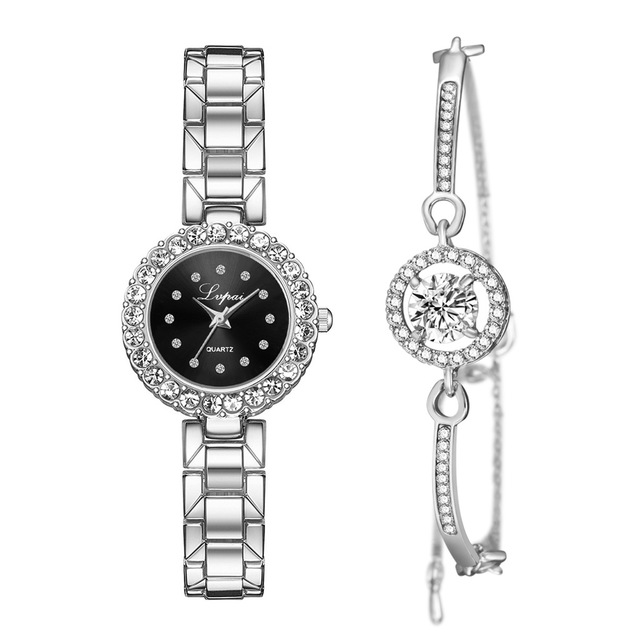 Luxury small Watch & Bracelet Gift Set