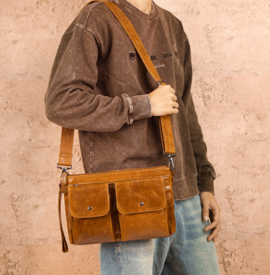 SONGMONT | Genuine Leather Crossbody Bag
