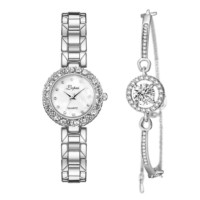 Luxury small Watch & Bracelet Gift Set
