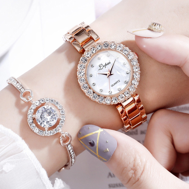 Luxury small Watch & Bracelet Gift Set
