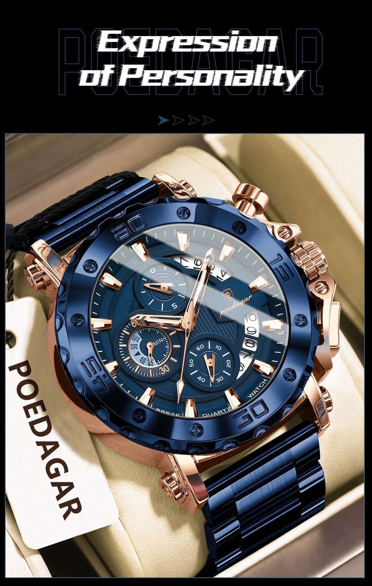 POEDAGAR Watch | Model 892