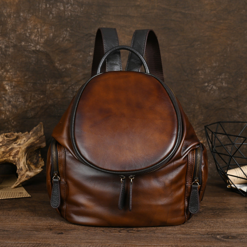 Hunting Season | Soft Leather Backpack Bag Retro Leisure Forest Style  American Bags