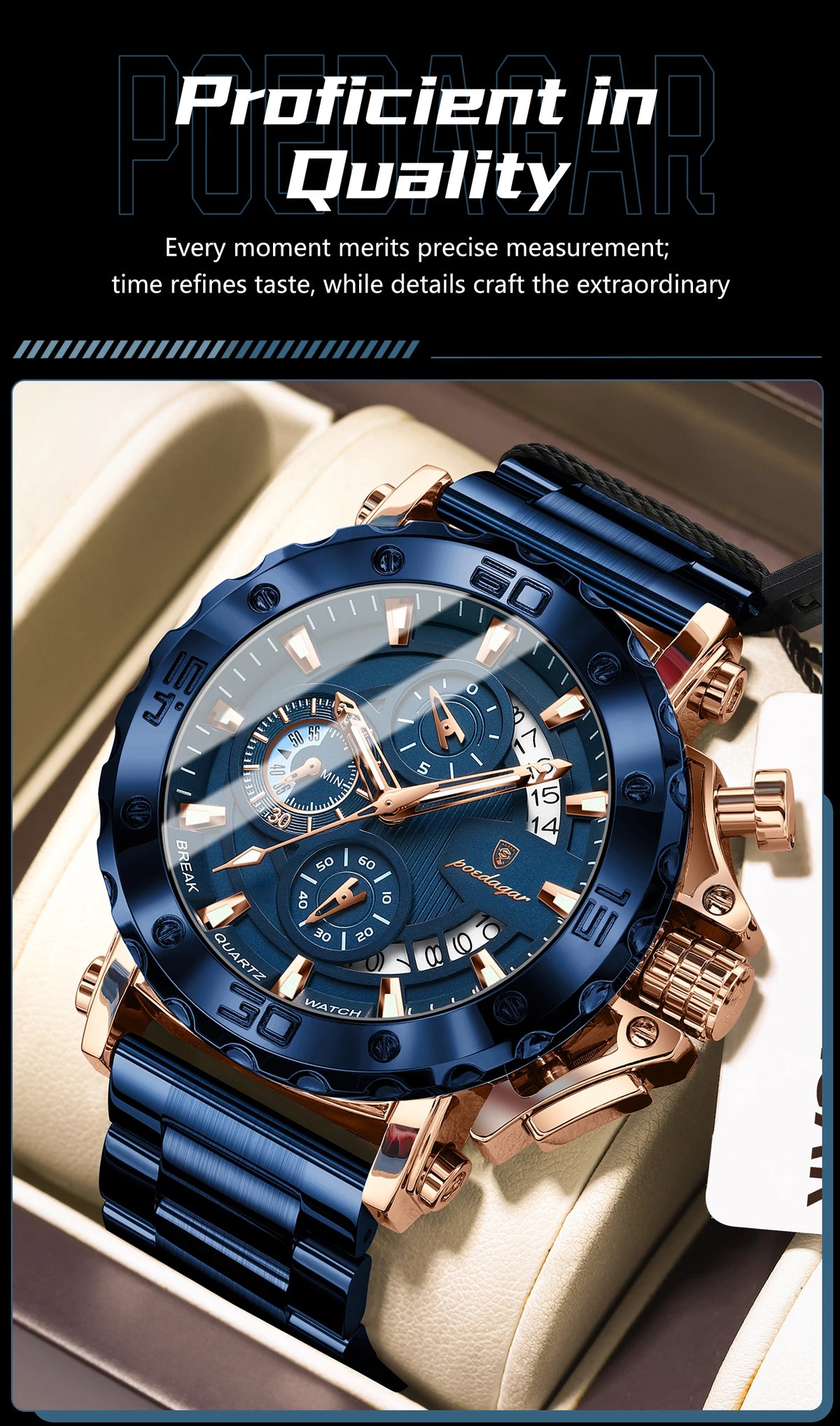 POEDAGAR Watch | Model 892