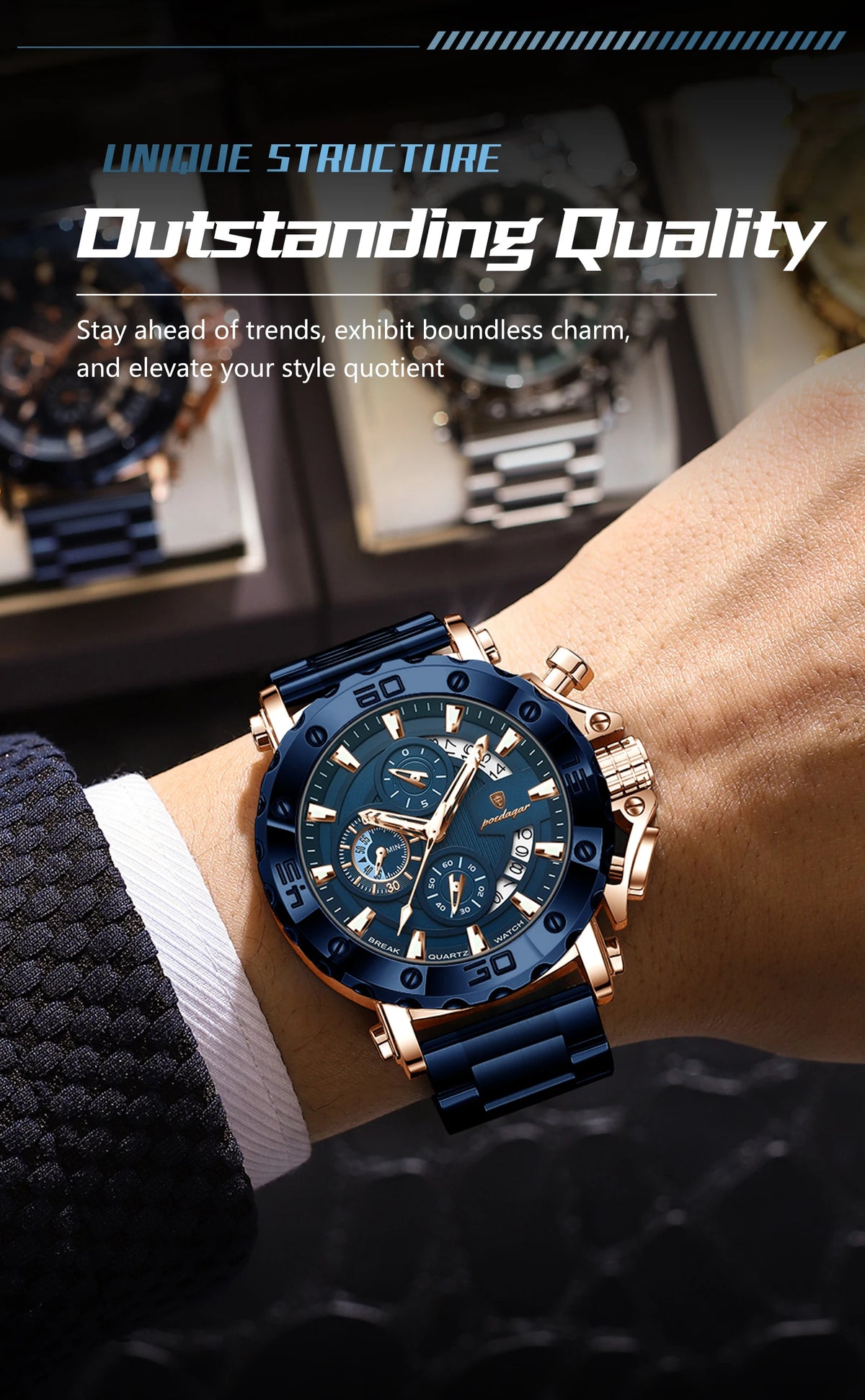 POEDAGAR Watch | Model 892