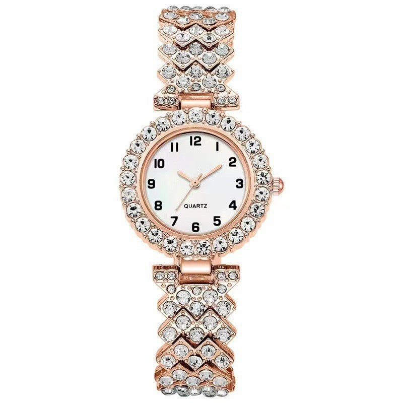 Luxury Minimalist Women’s Watch & Bracelet Set – Ultra-Slim Elegance