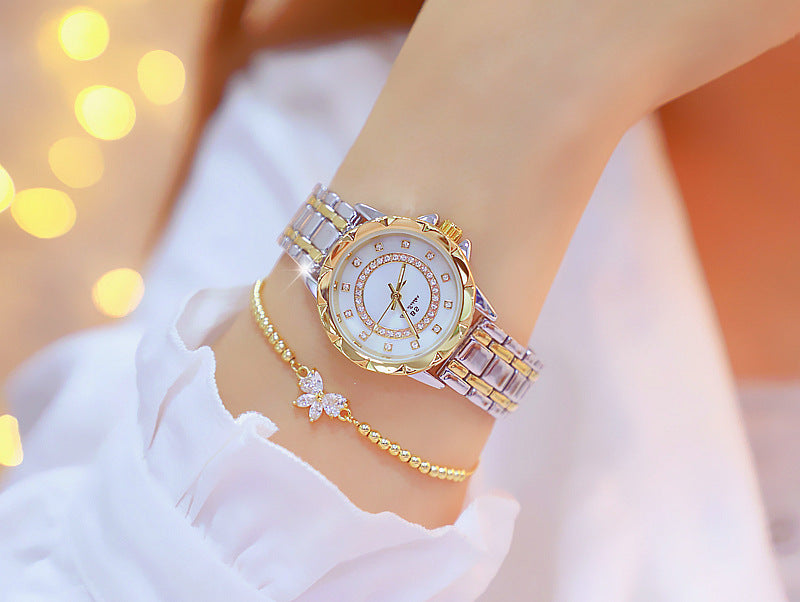 Éléonore de Sauveterre | Linked watch full diamond female watch