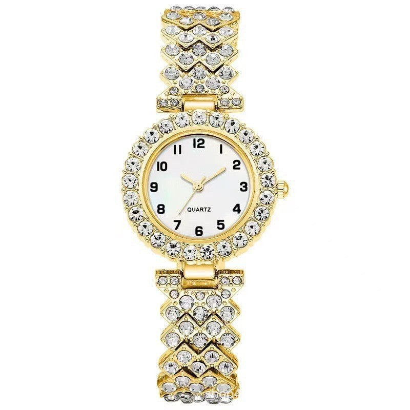 Luxury Minimalist Women’s Watch & Bracelet Set – Ultra-Slim Elegance