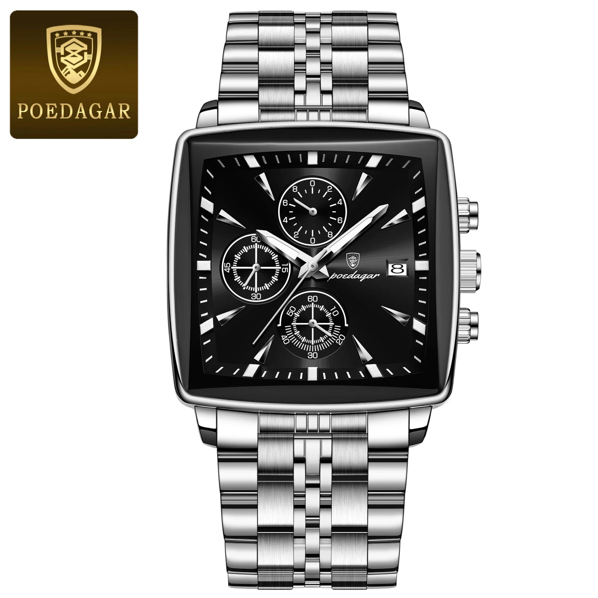 POEDAGAR Model866 SilverBlack